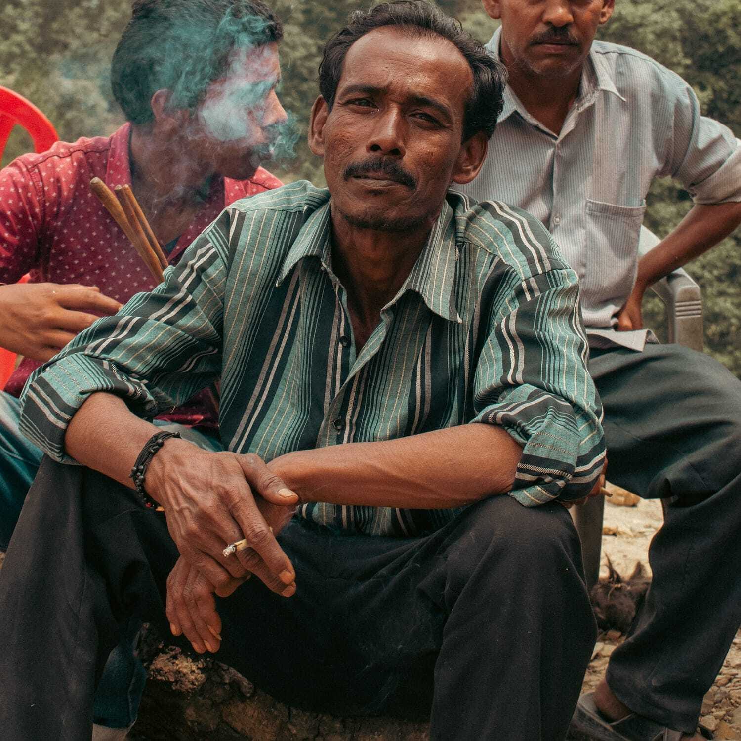 A group of men wearing shirts