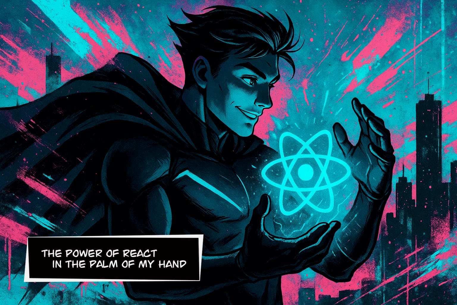 The power of React in the palm of my hand